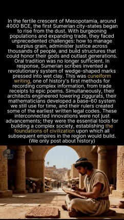 Could we tell time today without the mathematical system invented by the ancient Sumerians? #ancienthistory #historyfacts | Legacy of the Ancients