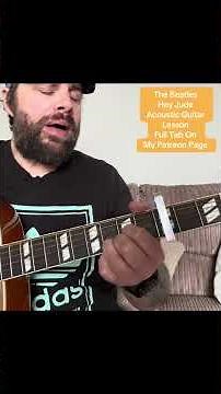 The Beatles-Hey Jude-Acoustic Guitar Lesson #acousticguitarlesson #acousticguitar