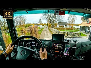 Must-Watch How to Drive a Big Truck on Amazing Roads | Pov Truck Driving Mercedes | Adventure 4K
