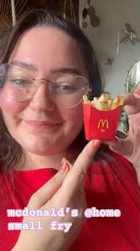 small fry #smallfry #minifood #fypageシ #classictinyfood #cutefood #mcdonalds #cookingvideo #foodie