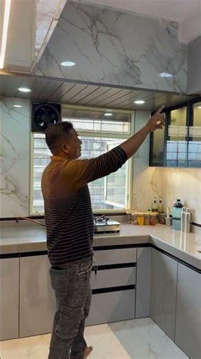 Modern kitchen interior design ideas !! #modulerkitchen #interiordesign #kitchen #shorts #viral