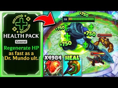YORICK BUT I HAVE A PERMANENT DR. MUNDO ULT AT ALL TIMES! (5000% HEALTH REGEN)