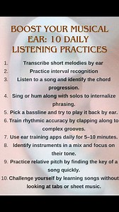 88K views · 594 reactions | Boost your musical ear with these listening practices | Piano Entertainment | Facebook