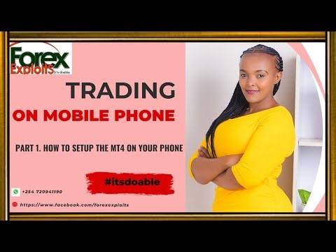 TRADING ON MOBILE PHONE - MT4 SETUP!