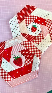 Eilene Johnson on Instagram: "Two ways to sew a hexi log cabin style 🙌🏻 The first technique I’ve shown in recent reels and you can go check that out. The second way to sew a hexi log cabin is called a “partial seam” technique. What’s the difference? The first technique leaves a little triangle in the first row. I like to position my triangle at the bottom and it’s totally okay!! I like the look. However, some like a more continuous look that doesn’t break. That’s where the “partial seam” metho