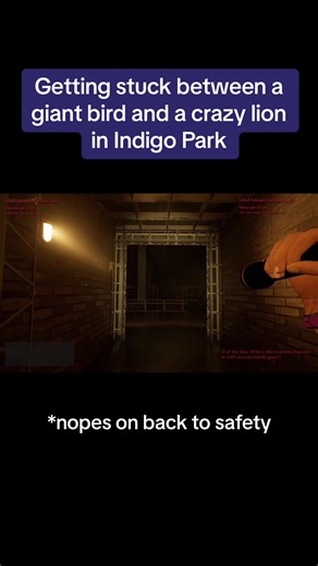 So i chose the lion over the bird and immediately experienced regret😂#streamer #twitchstreamer #lgbtqstreamer #indigopark #indigoparkrambley #horrorgame #horrorgamefunny