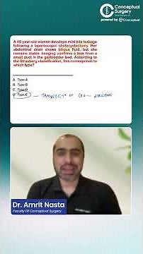 Strasberg Type A Leak Explained in 30 Seconds | Must-Know Surgery MCQ