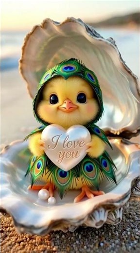 The Cutest 3D Animation Surprise! 🐣🐚 | AI Generated Short Film #shorts