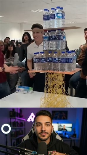 This student built a structure using nothing but still working | Manuel Williams