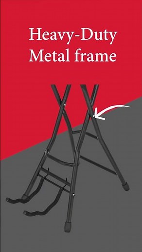 Ultimate Comfort for Musicians: 5Core Guitar Stool with Adjustable Backrest & Music Stand