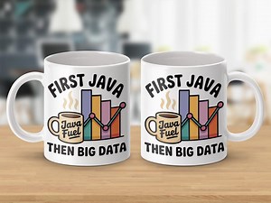D'abord Java, puis Big Data Mug : tasse à café programmeur amusante - Etsy France
