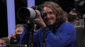 "Hit a drop shot and make the ball disappear" Stefanos Tsitsipas answers fan questions on Twitter