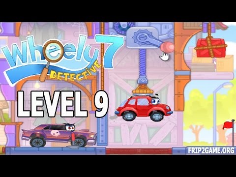 Wheely 7 Detective Level #9 - 3 Star Walkthrough