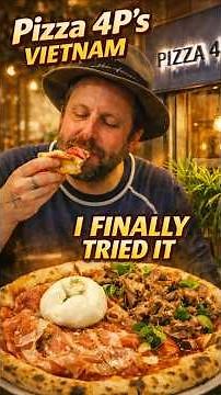 I Finally Tried the Famous Pizza 4P's in Vietnam! 🍕