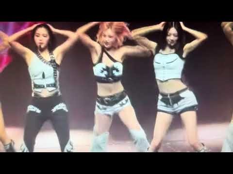 Itzy concert performing loco performance on the stage live