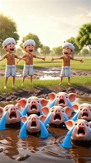 बाल कृष्ण ने सूअर के बच्चों पर कृपा की।#कृष्ण #shorts #ytshorts#viral #trending