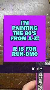 30K views · 319 reactions | I'm Painting the 80's from A-Z! R is for Run-DMC #art #watercolor #80smusic #rundmc #rickroll @rundmc | The Art of Scott Christian Sava | Facebook