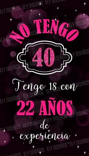 Invitaciones de Cumpleaños Digitales para Celebrar 40 Años