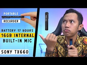 CHEAP , SMALL , CLEAR AUDIO !! Unboxing Sony ICD-TX660 Portable Audio Recorder Wedding