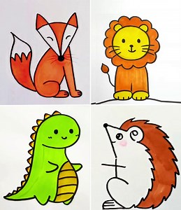 80K views · 617 reactions | Easy Animal Drawing Ideas | Kidpid | Facebook