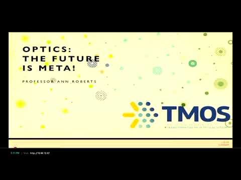 Physics Gymnasium Lecture 2025: Optics: The Future Is Meta, Prof Ann Roberts