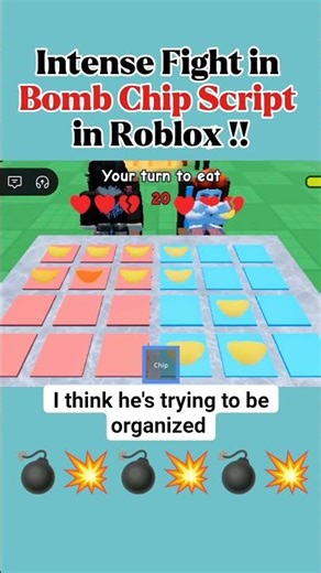 BOMB CHIP SCRIPT in Roblox 💣💥💣💥💣💥 Intense Fight! #roblox #games #bomb #robloxjailbreak #robloxnoob