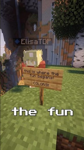 This sign technique is TOO easy #minecraft #shorts #viral