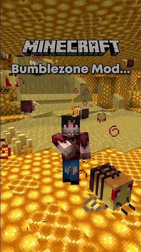 This Minecraft Mod Adds A BEE DIMENSION!🐝 (Bumblezone Mod)