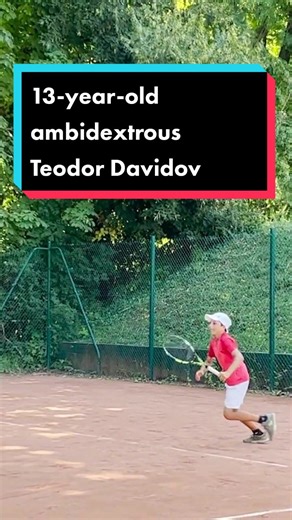 Ambidextrous Tennis Player Teodor Davidov | Grip Techniques