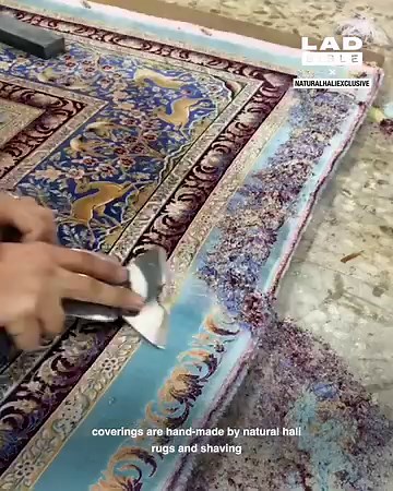 1.1M views · 5.1K reactions | The way these rugs get shaved back is so mesmerising! 朗 | LADbible | Facebook