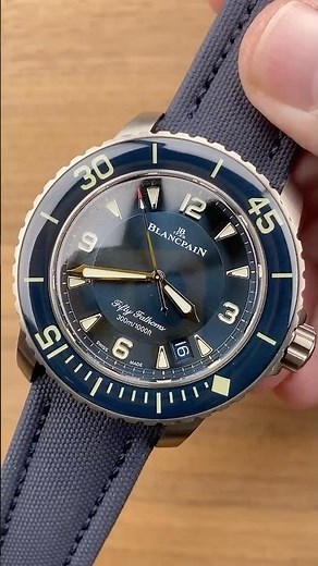 Blancpain Fifty Fathoms Titanium 1-Minute Review | 5015-12B40-O52A