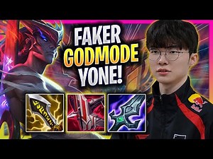FAKER LITERALLY GOD MODE WITH ICONIC YONE! - T1 Faker Plays Yone MID vs Orianna! | Season 2025