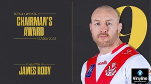 10K views · 759 reactions |  Chairman's Award James Roby After 20 seasons as a First Team player, our Captain brings the curtain down on a storied career. For the presentation of the Chairman’s Award, a few familiar faces wanted to pay their thanks to James... #COYS | St.Helens RLFC | Facebook