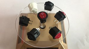 Small Round Rocker Switch Red KCD11 2 Pin 3A 250V 6A 125V AC ON-OFF  KCD1-11 Hole Diameter 15mm