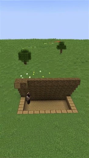 How to Build Minecraft Hobbit Starter House #shorts