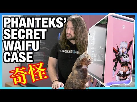 Cringy Waifu Computer Case from AliExpress: Phanteks P400W + Ningmei Case Review