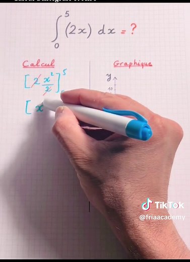 Calcul d’intégrale et Aire. #bac #bac2025 #math #revision #astucemaths #integral #integration #aire