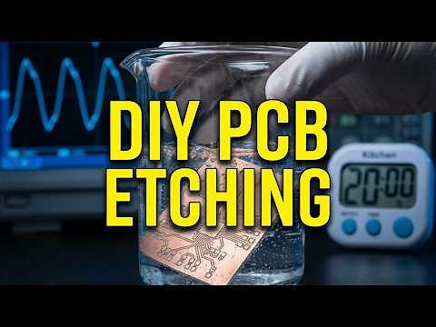 DIY PCB Etching at Home with Hydrochloric Acid