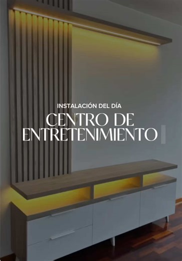 Disfruta de tus pelis 🍿📺 de una forma elegante y moderna con nuestros centros de entretenimiento!! Asi es personaliza tu centro de entretenimiento con nosotros, dale un nuevo giro a tus espacios con nosotros. Escríbenos al dm o al link del perfil. #centrodeentretenimiento #tv #remodelacion #diseñodeinteriores