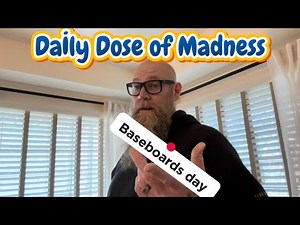 Final Touches! Putting Up Baseboards in Our New Bathroom #asmr