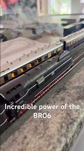 Incredible magnificent power of rare BR06 steam locomotive 🚂