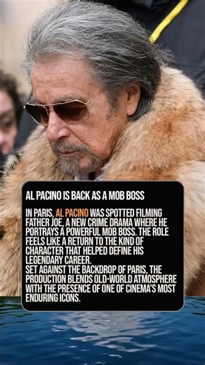 Al Pacino Is Back as a Mob Boss 😳🎬
