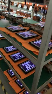 Large LCD Display Digital Wifi Table Desk Alarm Clock Big Screen Calendar Clocks for Elderly LED Screen External Power Supply