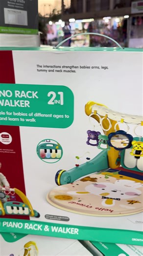 2-in-1 Baby Activity and Play Gym
