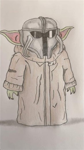 Star Wars Concept/Fan Art: Grogu with Mandalorian Helmet