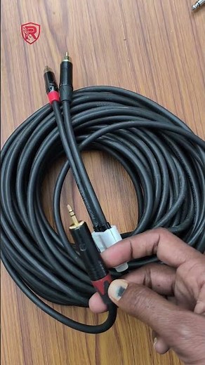 Stereo Pin To 2RCA Connector Recording Cable #audioequipment #audiotechnique