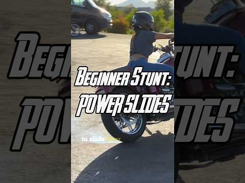🚨Beginner stunt for your Harley Davidson - no wheelies necessary, learn how to power slide