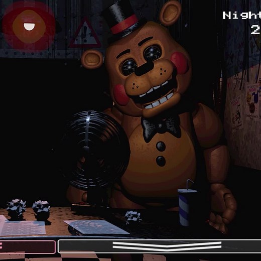 Purple Guy vs Toy Freddy: Animated Showdown in FNaF 2