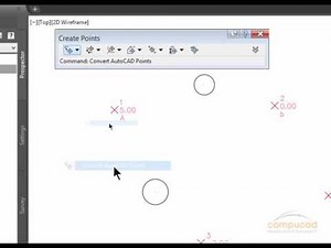 AutoCAD Civil 3D 9 Puntos Convertir Puntos de AutoCAD