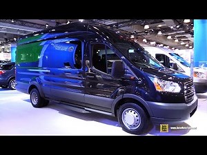 2015 Ford Transit 350 HD XLT Passenger Van - Exterior and Interior Walkaround - 2015 NY Auto Show